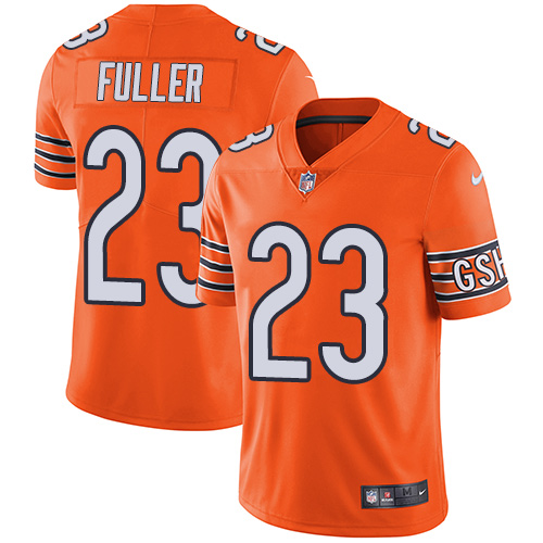 Nike Bears #23 Kyle Fuller Orange Youth Stitched NFL Limited Rush Jersey - Click Image to Close